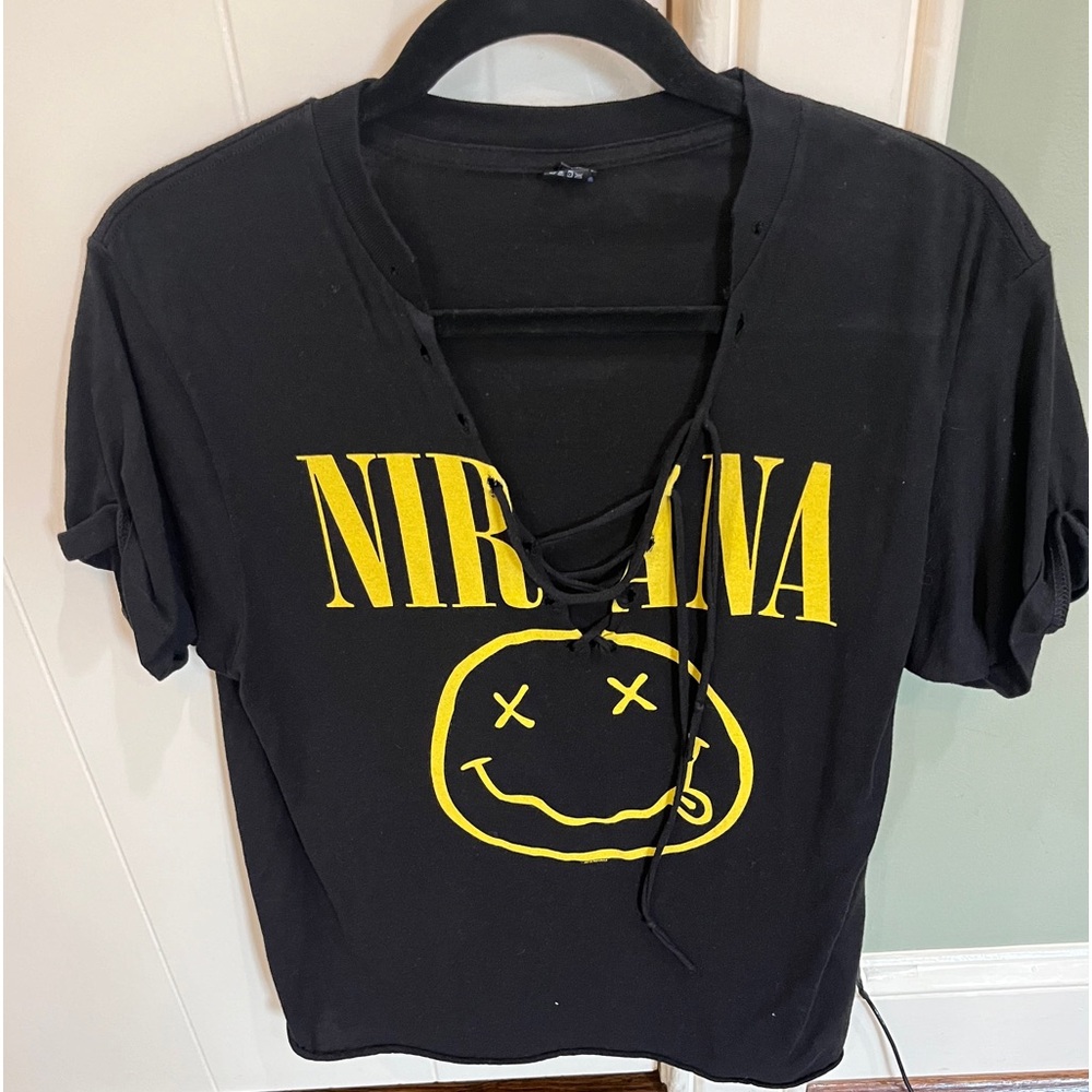 Nirvana V neck top